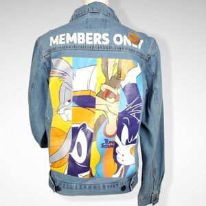 Looney Tunes Space Jam Members Only Denim Jacket